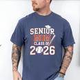 Senior Mom Class Of 2026 Graduate Baseball 2026 Graduation Men's Comfort Colors T-Shirt Blue Jean Senior Mom Class Of 2026 Graduate Baseball 2026 Graduation Men's Comfort Colors T-Shirt Blue Jean