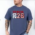 Senior Night Class Of 2026 Baseball Seniors Matching Team Men's Comfort Colors T-Shirt Blue Jean