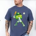 Shamrock Playing Baseball St Patricks Day Men Boys Kid Men's Comfort Colors T-Shirt Blue Jean Shamrock Playing Baseball St Patricks Day Men Boys Kid Men's Comfort Colors T-Shirt Blue Jean