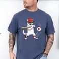 Six Seven 67 Baseball Cat Birthday Men Kids Boys Men's Comfort Colors T-Shirt Blue Jean Six Seven 67 Baseball Cat Birthday Men Kids Boys Men's Comfort Colors T-Shirt Blue Jean