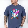 Six Seven Baseball Respect The Drip Boys Baseball Men's Comfort Colors T-Shirt Blue Jean Six Seven Baseball Respect The Drip Boys Baseball Men's Comfort Colors T-Shirt Blue Jean