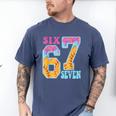 Six Seven Drip Baseball Player Number 67 Or 67th Birthday Men's Comfort Colors T-Shirt Blue Jean Six Seven Drip Baseball Player Number 67 Or 67th Birthday Men's Comfort Colors T-Shirt Blue Jean