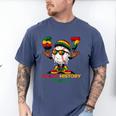 Six Seven History Month Baseball Drip Sports Men's Comfort Colors T-Shirt Blue Jean