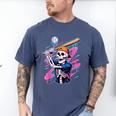 Skeleton Baseball Drip Boy Youth Dripping Baseball Halloween Men's Comfort Colors T-Shirt Blue Jean Skeleton Baseball Drip Boy Youth Dripping Baseball Halloween Men's Comfort Colors T-Shirt Blue Jean