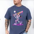 Skeleton Baseball Drip Boys Youth Kids Halloween Men's Comfort Colors T-Shirt Blue Jean Skeleton Baseball Drip Boys Youth Kids Halloween Men's Comfort Colors T-Shirt Blue Jean