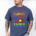 Softball Dad Like A Baseball Dad But With Bigger Balls Premium Men's Comfort Colors T-Shirt Blue Jean Softball Dad Like A Baseball Dad But With Bigger Balls Premium Men's Comfort Colors T-Shirt Blue Jean