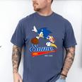 Sonic The Hedgehog Sonic Baseball Est 1991 Men's Comfort Colors T-Shirt Blue Jean Sonic The Hedgehog Sonic Baseball Est 1991 Men's Comfort Colors T-Shirt Blue Jean
