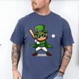 St Patrick’s Day Leprechaun Baseball Irish Graphic Men's Comfort Colors T-Shirt Blue Jean St Patrick’s Day Leprechaun Baseball Irish Graphic Men's Comfort Colors T-Shirt Blue Jean