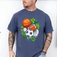 St Patricks Day Shamrock Basketball Baseball Football Soccer Men's Comfort Colors T-Shirt Blue Jean St Patricks Day Shamrock Basketball Baseball Football Soccer Men's Comfort Colors T-Shirt Blue Jean
