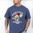 Super Baseball Dad Men's Comfort Colors T-Shirt Blue Jean Super Baseball Dad Men's Comfort Colors T-Shirt Blue Jean
