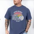 Super Sexy Baseball Dad Killing It Men's Comfort Colors T-Shirt Blue Jean