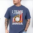 I Teach My Kids To Hit And Steal Baseball Dad American Flag Men's Comfort Colors T-Shirt Blue Jean I Teach My Kids To Hit And Steal Baseball Dad American Flag Men's Comfort Colors T-Shirt Blue Jean