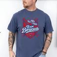 Team Boricua Puerto Rico Baseball Coqui Frog Pava Hat Fan Men's Comfort Colors T-Shirt Blue Jean Team Boricua Puerto Rico Baseball Coqui Frog Pava Hat Fan Men's Comfort Colors T-Shirt Blue Jean