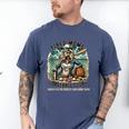 Tired Mom's Baseball Club Surviving On Snacks And Home Runs Men's Comfort Colors T-Shirt Blue Jean Tired Mom's Baseball Club Surviving On Snacks And Home Runs Men's Comfort Colors T-Shirt Blue Jean