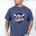 Ultimate Ballers Baseball Men's Comfort Colors T-Shirt Blue Jean