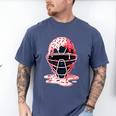Valentine Baseball Catcher Mask Ice Cream Drip Tee For Boys Men's Comfort Colors T-Shirt Blue Jean Valentine Baseball Catcher Mask Ice Cream Drip Tee For Boys Men's Comfort Colors T-Shirt Blue Jean