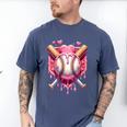 Women's Valentines Day Baseball Boys Ice Cream Drip Heart Youth Kids Men's Comfort Colors T-Shirt Blue Jean Women's Valentines Day Baseball Boys Ice Cream Drip Heart Youth Kids Men's Comfort Colors T-Shirt Blue Jean