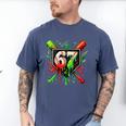 Xmas Baseball Six Seven 67 Meme Ice Cream Drip Men Women Men's Comfort Colors T-Shirt Blue Jean Xmas Baseball Six Seven 67 Meme Ice Cream Drip Men Women Men's Comfort Colors T-Shirt Blue Jean