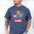 I Yell Because I Care Baseball Dad Father's Day Boys Summer Men's Comfort Colors T-Shirt Blue Jean I Yell Because I Care Baseball Dad Father's Day Boys Summer Men's Comfort Colors T-Shirt Blue Jean