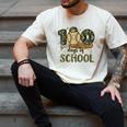 100 Days Of School Baseball Camo Boys Kids 100th Day Men's Comfort Colors T-Shirt Ivory