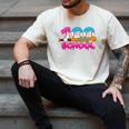 100 Days Of School Baseball Ice Cream Drip For Teacher Kid Men's Comfort Colors T-Shirt Ivory 100 Days Of School Baseball Ice Cream Drip For Teacher Kid Men's Comfort Colors T-Shirt Ivory
