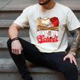 100 Days Of School Baseball Player Sports Game Teacher Kid Men's Comfort Colors T-Shirt Ivory