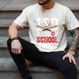 100 Days Of School Baseball 100 Days Smarter Boys Student Men's Comfort Colors T-Shirt Ivory 100 Days Of School Baseball 100 Days Smarter Boys Student Men's Comfort Colors T-Shirt Ivory