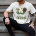 100 Days Of School Teacher Camo Baseball Boys Toddler Kids Men's Comfort Colors T-Shirt Ivory
