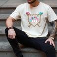 10th Birthday Baseball Bat Ice-Cream Drip 10yrs Old Boys Men's Comfort Colors T-Shirt Ivory