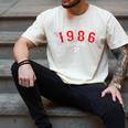 40 Year Old 1986 Classic Baseball 40th Birthday Men's Comfort Colors T-Shirt Ivory
