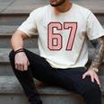 6 7 Number 67 Baseball Meme Tee For Women Men's Comfort Colors T-Shirt Ivory 6 7 Number 67 Baseball Meme Tee For Women Men's Comfort Colors T-Shirt Ivory