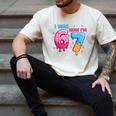I Was 6 Now I'm 7 Meme Six Seven Baseball 7th Birthday Men's Comfort Colors T-Shirt Ivory