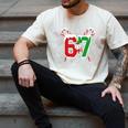 67 Baseball Christmas Candy Cane Snowflake Holiday Sports Men's Comfort Colors T-Shirt Ivory 67 Baseball Christmas Candy Cane Snowflake Holiday Sports Men's Comfort Colors T-Shirt Ivory