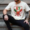 67 Baseball Drip Christmas Meme Six Seven Gen Alpha Slang Men's Comfort Colors T-Shirt Ivory