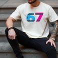 67 Crayon Cool Baseball Crayon 6 7 67 Men's Comfort Colors T-Shirt Ivory