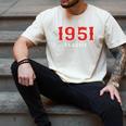 75 Year Old 1951 Classic Baseball Fan 75th Birthday Men's Comfort Colors T-Shirt Ivory