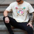 7th Birthday Baseball Bat Ice-Cream Drip 7yrs Old Boys Girls Men's Comfort Colors T-Shirt Ivory