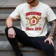 8 Year Old Boys Awesome Since 2018 Baseball Birthday Men's Comfort Colors T-Shirt Ivory