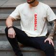 American Flag Baseball Team Baseball Player Baseball Men's Comfort Colors T-Shirt Ivory American Flag Baseball Team Baseball Player Baseball Men's Comfort Colors T-Shirt Ivory