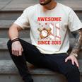 Awesome Since 2015 11 Year Old Boys Bday Baseball Theme Men's Comfort Colors T-Shirt Ivory