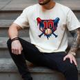 Baseball 10 Year Old Splash Drip 10th Birthday Boy Number 10 Men's Comfort Colors T-Shirt Ivory Baseball 10 Year Old Splash Drip 10th Birthday Boy Number 10 Men's Comfort Colors T-Shirt Ivory