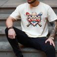 Baseball 2026 Ice Cream Drip Bats For Boys Birthday Graphic Men's Comfort Colors T-Shirt Ivory Baseball 2026 Ice Cream Drip Bats For Boys Birthday Graphic Men's Comfort Colors T-Shirt Ivory