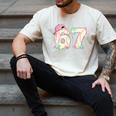 Baseball 67 Dripping Six Seven Drip Boys Gen Z Men's Comfort Colors T-Shirt Ivory Baseball 67 Dripping Six Seven Drip Boys Gen Z Men's Comfort Colors T-Shirt Ivory