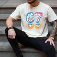 Baseball 67 Ice Cream Drip 67 Meme Player T-Shirt Men's Comfort Colors T-Shirt Ivory