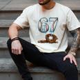 Baseball 67 Six Seven Meme 6-7 Drip Baseball Boys Men Men's Comfort Colors T-Shirt Ivory