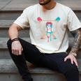 Baseball 8 Year Old Ice Cream Drip 8th Birthday Boys Player Men's Comfort Colors T-Shirt Ivory