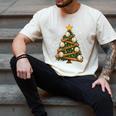 Baseball Bat Christmas Tree Lights Holiday Xmas Men's Comfort Colors T-Shirt Ivory Baseball Bat Christmas Tree Lights Holiday Xmas Men's Comfort Colors T-Shirt Ivory