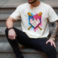 Baseball Boys Ice Cream Drip Baseball Men's Comfort Colors T-Shirt Ivory