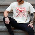 Baseball Candy Cane Christmas Baseball Ice Cream Drip Boys Men's Comfort Colors T-Shirt Ivory Baseball Candy Cane Christmas Baseball Ice Cream Drip Boys Men's Comfort Colors T-Shirt Ivory