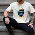 Baseball Catcher Mask Ice Cream Dripping Baseball Boy Youth Men's Comfort Colors T-Shirt Ivory